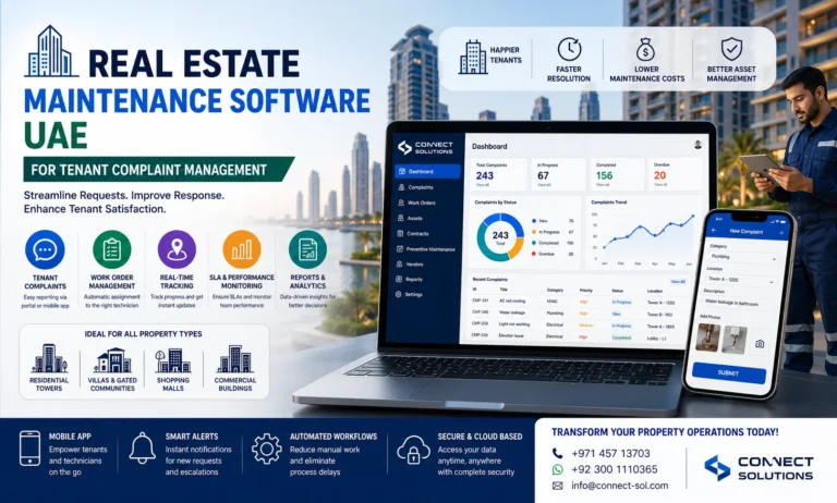 Real Estate Maintenance Software UAE for Tenant Complaint Management